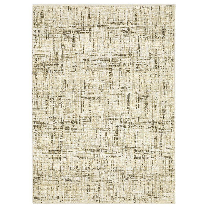 Oriental Weavers Reed RE03A Ivory/ Brown 9'10"" x 12'10"" Indoor Area Rug RRE03A300394ST