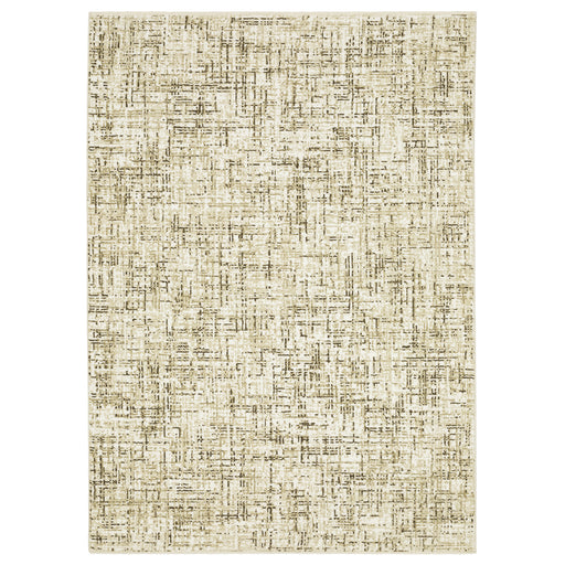 Oriental Weavers Reed RE03A Ivory/ Brown 6'7"" x 9'6"" Indoor Area Rug RRE03A200296ST
