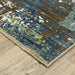 Oriental Weavers Reed RE06A Blue/ Green 9'10"" x 12'10"" Indoor Area Rug RRE06A300394ST