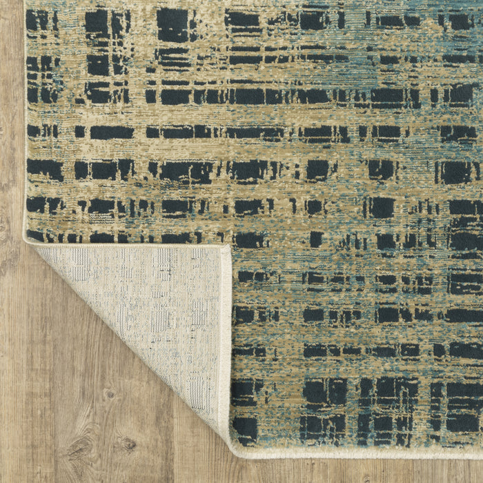 Oriental Weavers Reed RE07B Beige/ Blue 7'10"" x 10'10"" Indoor Area Rug RRE07B240340ST