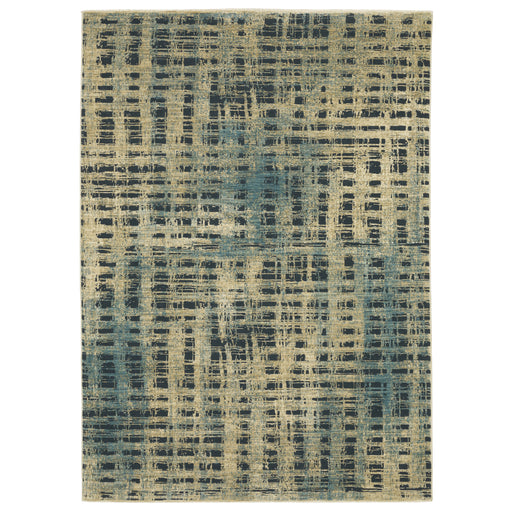 Oriental Weavers Reed RE07B Beige/ Blue 7'10"" x 10'10"" Indoor Area Rug RRE07B240340ST