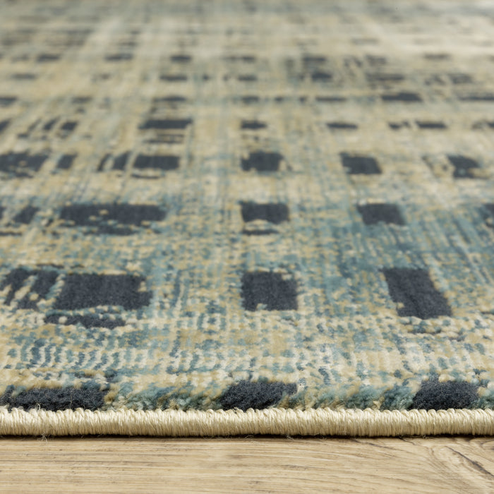 Oriental Weavers Reed RE07B Beige/ Blue 7'10"" x 10'10"" Indoor Area Rug RRE07B240340ST