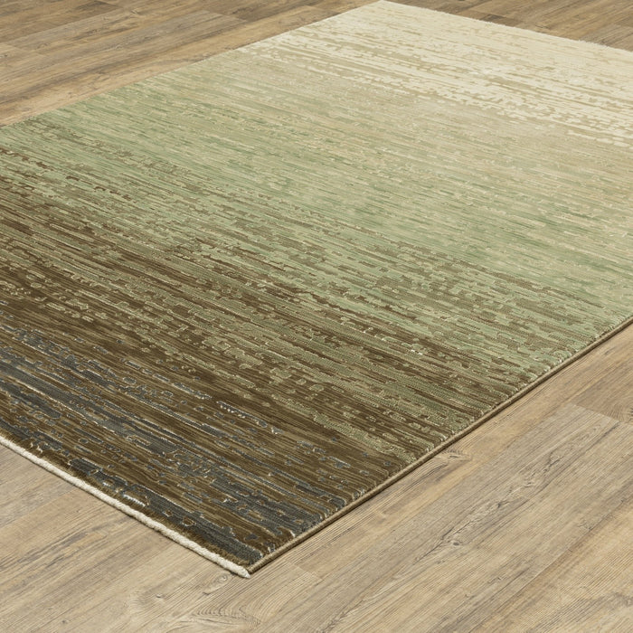 Oriental Weavers Reed RE09A Beige/ Green 9'10"" x 12'10"" Indoor Area Rug RRE09A300394ST