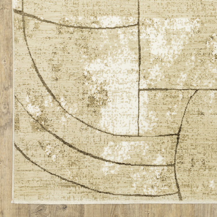 Oriental Weavers Reed RE10A Beige/ Brown 9'10"" x 12'10"" Indoor Area Rug RRE10A300394ST