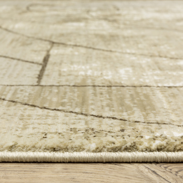 Oriental Weavers Reed RE10A Beige/ Brown 6'7"" x 9'6"" Indoor Area Rug RRE10A200296ST