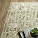 Oriental Weavers Reed RE12W Ivory/ Blue 6'7"" x 9'6"" Indoor Area Rug RRE12W200296ST