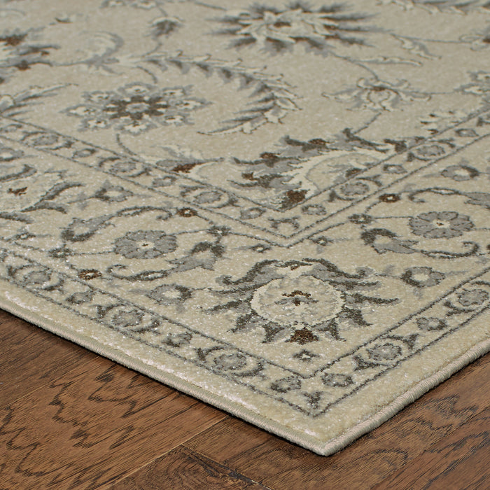 Oriental Weavers Richmond 114J3 Ivory/ Grey 9'10"" x 12'10"" Indoor Area Rug R114J3300390ST