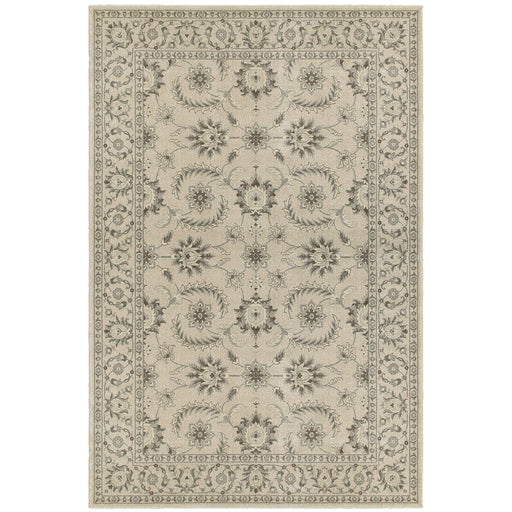 Oriental Weavers Richmond 114J3 Ivory/ Grey 7'10"" x 10'10"" Indoor Area Rug R114J3240330ST