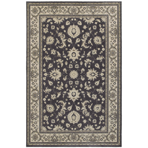 Oriental Weavers Richmond 117H3 Charcoal/ Ivory 6'7"" x 9'6"" Indoor Area Rug R117H3200290ST
