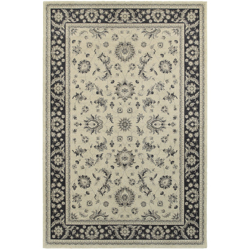 Oriental Weavers Richmond 117W3 Ivory/ Navy 9'10"" x 12'10"" Indoor Area Rug R117W3300390ST