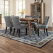 Oriental Weavers Richmond 119B3 Navy/ Grey 6'7"" x 9'6"" Indoor Area Rug R119B3200290ST