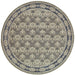 Oriental Weavers Richmond 119U3 Grey/ Navy 7'10"" Round Indoor Area Rug R119U3240RDST