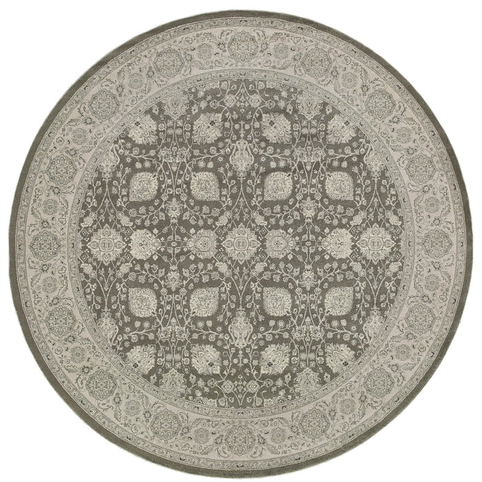 Oriental Weavers Richmond 1330U Brown/ Ivory 7'10"" Round Indoor Area Rug R1330U240RDST