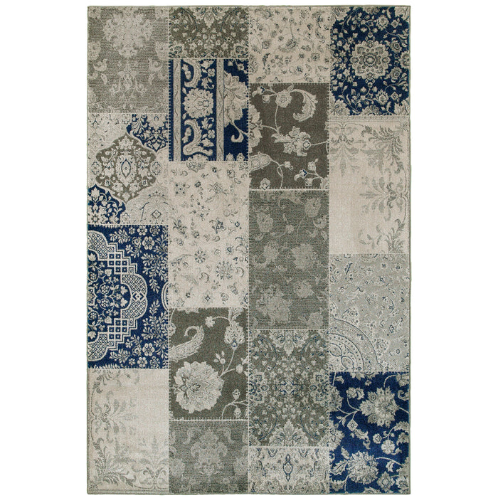 Oriental Weavers Richmond 1338B Ivory/ Grey 12' x 15' Indoor Area Rug R1338B360450ST