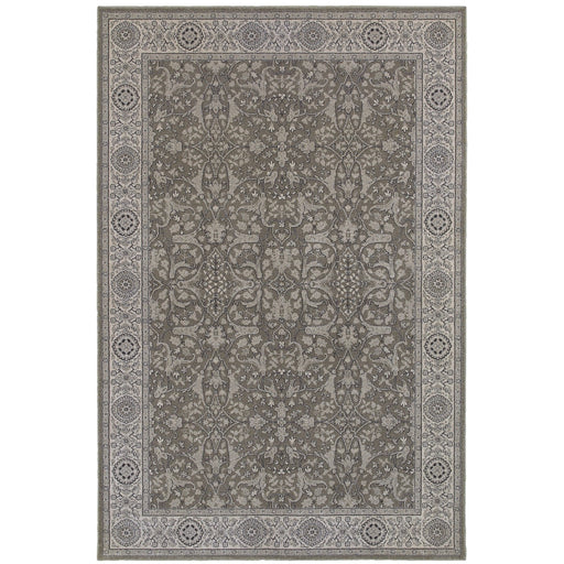 Oriental Weavers Richmond 001E3 Grey/ Ivory 6'7"" x 9'6"" Indoor Area Rug R001E3200290ST