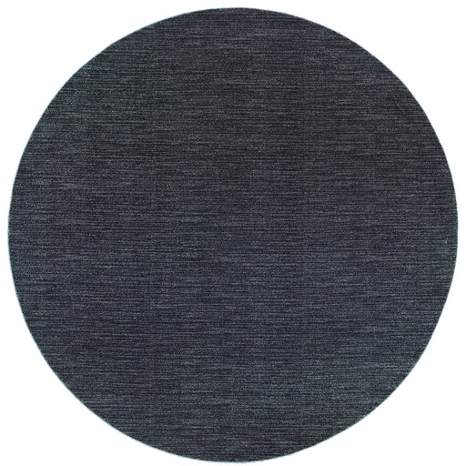 Oriental Weavers Richmond 526B3 Navy/ Grey 7'10"" Round Indoor Area Rug R526B3240RDST