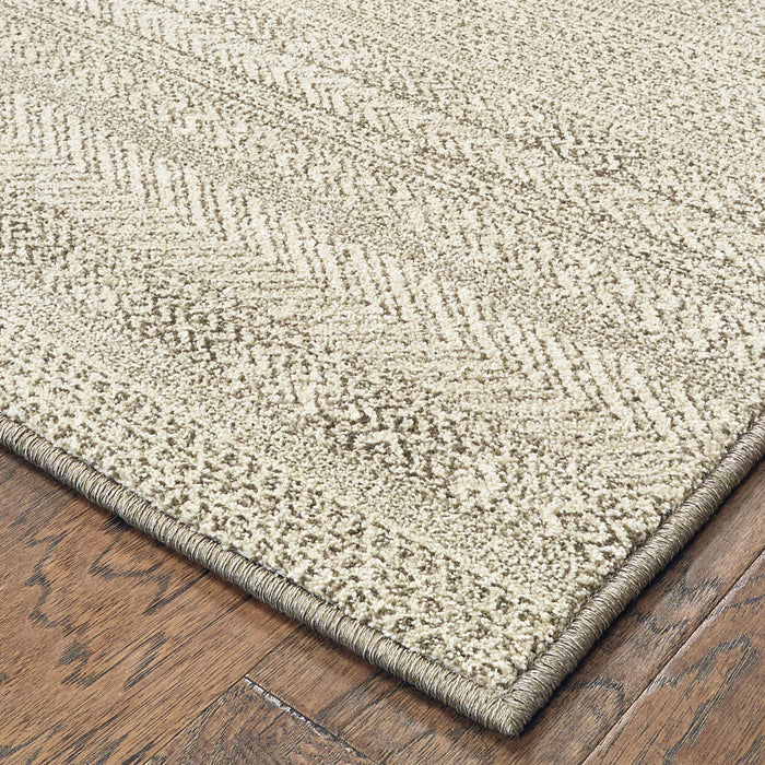 Oriental Weavers Richmond 801H3 Ivory/ Brown 6'7"" x 9'6"" Indoor Area Rug R801H3200290ST