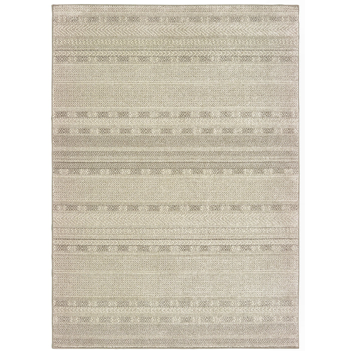 Oriental Weavers Richmond 801H3 Ivory/ Brown 6'7"" x 9'6"" Indoor Area Rug R801H3200290ST