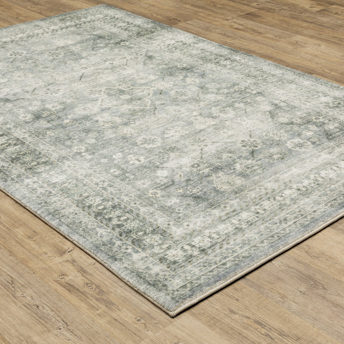 Oriental Weavers Savoy 28106 Blue/ Ivory 7'8"" x 10' Indoor Area Rug S28106240305ST
