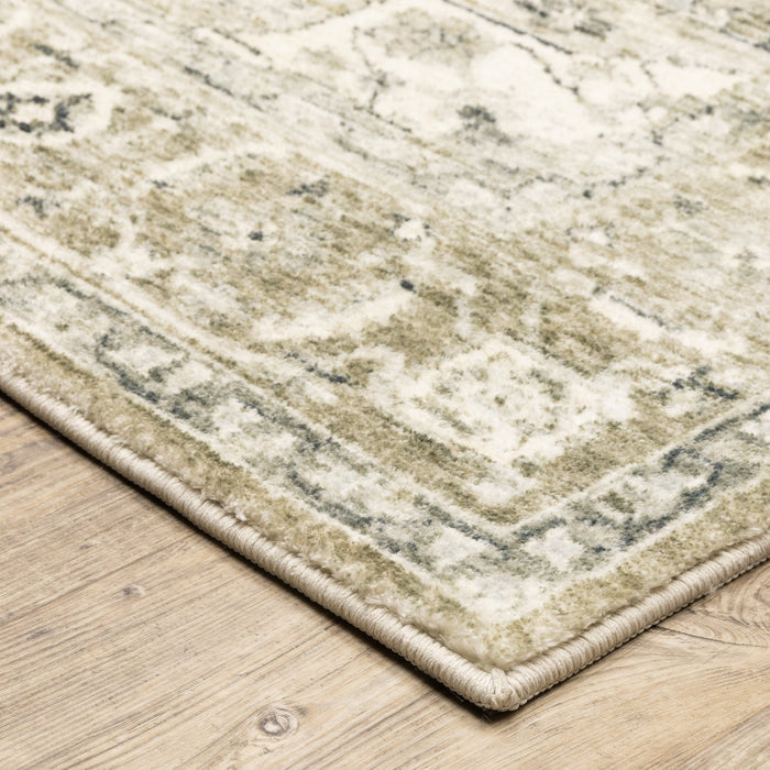 Oriental Weavers Savoy 28108 Tan/ Ivory 7'8"" x 10' Indoor Area Rug S28108240305ST