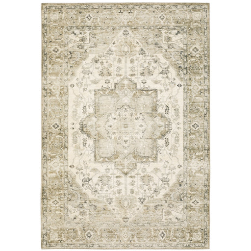 Oriental Weavers Savoy 28108 Tan/ Ivory 7'8"" x 10' Indoor Area Rug S28108240305ST