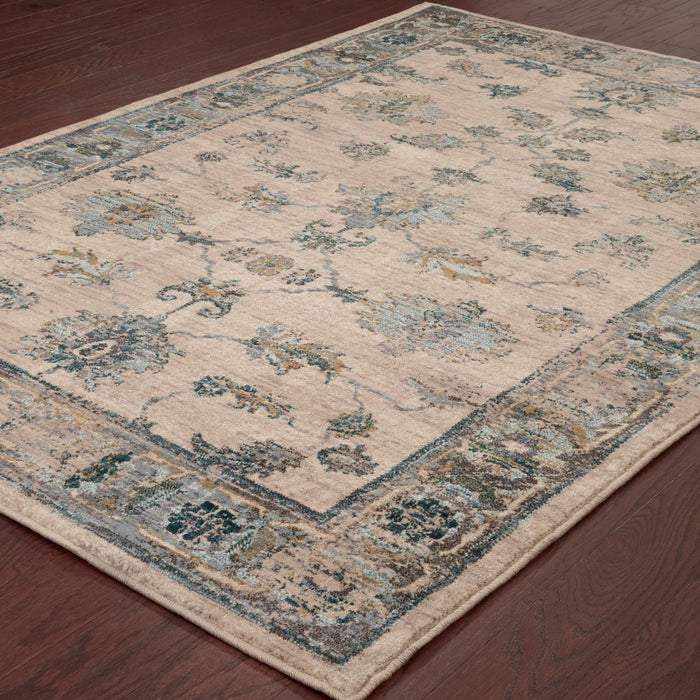 Oriental Weavers Sedona 5171C Ivory/ Blue 7'10"" x 10'10"" Indoor Area Rug S5171C240330ST