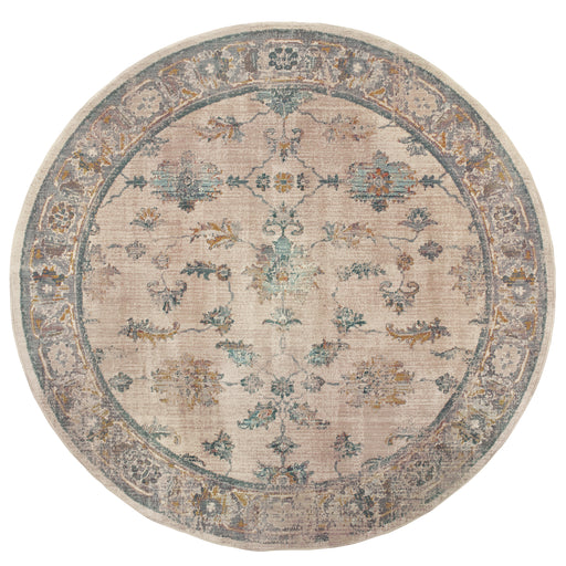Oriental Weavers Sedona 5171C Ivory/ Blue 7'10"" Round Indoor Area Rug S5171C240RDST