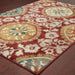 Oriental Weavers Sedona 6366A Red/ Gold 6'7"" x 9'6"" Indoor Area Rug S6366A200290ST