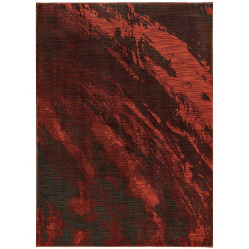 Oriental Weavers Sedona 6367B Red/ Grey 9'10"" x 12'10"" Indoor Area Rug S6367B300390ST