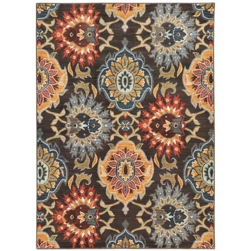 Oriental Weavers Sedona 6369D Brown/ Multi 9'10"" x 12'10"" Indoor Area Rug S6369D300390ST