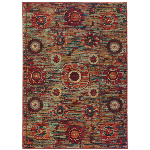 Oriental Weavers Sedona 6408K Multi 6'7"" x 9'6"" Indoor Area Rug S6408K200290ST