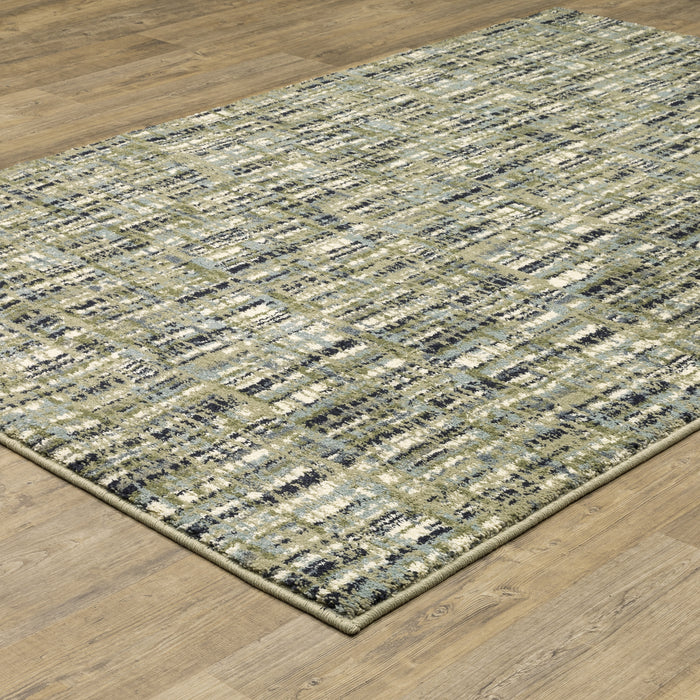 Oriental Weavers Seneca SE01A Green/ Blue 7'10"" x 10' Indoor Area Rug SSE01A240305ST