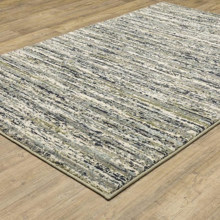 Oriental Weavers Seneca SE04A Blue/ Green 7'10"" x 10' Indoor Area Rug SSE04A240305ST