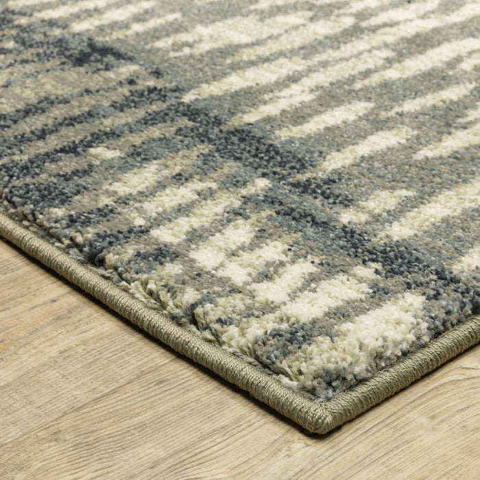 Oriental Weavers Seneca SE06A Grey/ Beige 7'10"" x 10' Indoor Area Rug SSE06A240305ST