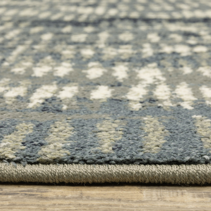 Oriental Weavers Seneca SE06A Grey/ Beige 7'10"" x 10' Indoor Area Rug SSE06A240305ST