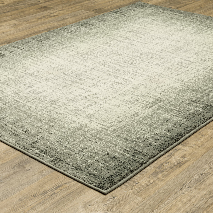 Oriental Weavers Seneca SE07A Grey/ Beige 7'10"" x 10' Indoor Area Rug SSE07A240305ST
