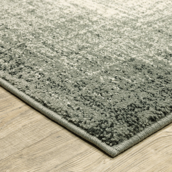Oriental Weavers Seneca SE07A Grey/ Beige 7'10"" x 10' Indoor Area Rug SSE07A240305ST