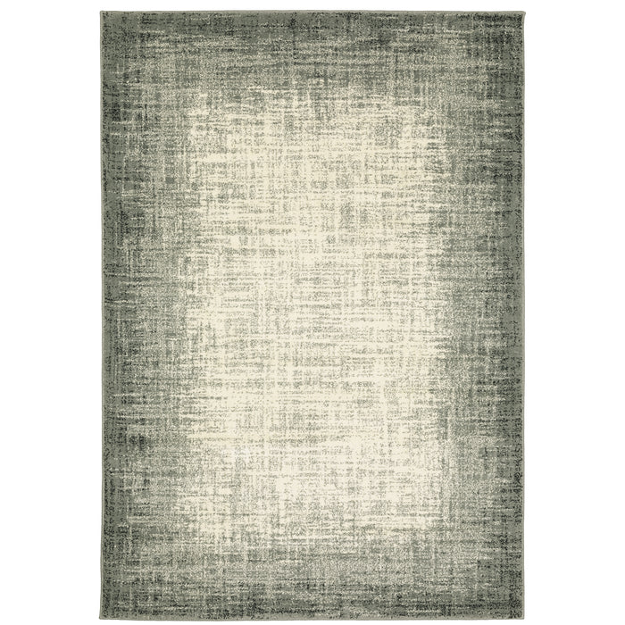 Oriental Weavers Seneca SE07A Grey/ Beige 9'10"" x 12'10"" Indoor Area Rug SSE07A300390ST