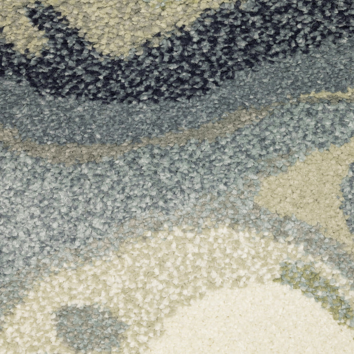 Oriental Weavers Seneca SE10A Blue/ Sage 7'10"" x 10' Indoor Area Rug SSE10A240305ST