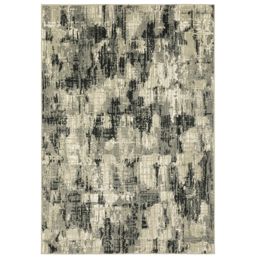 Oriental Weavers Seneca SE12A Grey/ Beige 9'10"" x 12'10"" Indoor Area Rug SSE12A300390ST