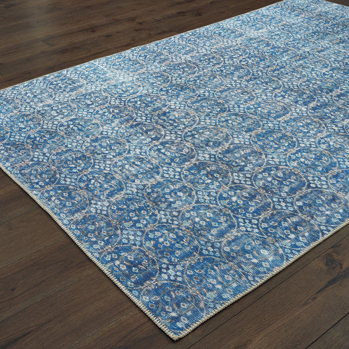 Oriental Weavers Sofia 85815 Blue/ Brown 8'3"" x 11'6"" Indoor Area Rug S85815255350ST