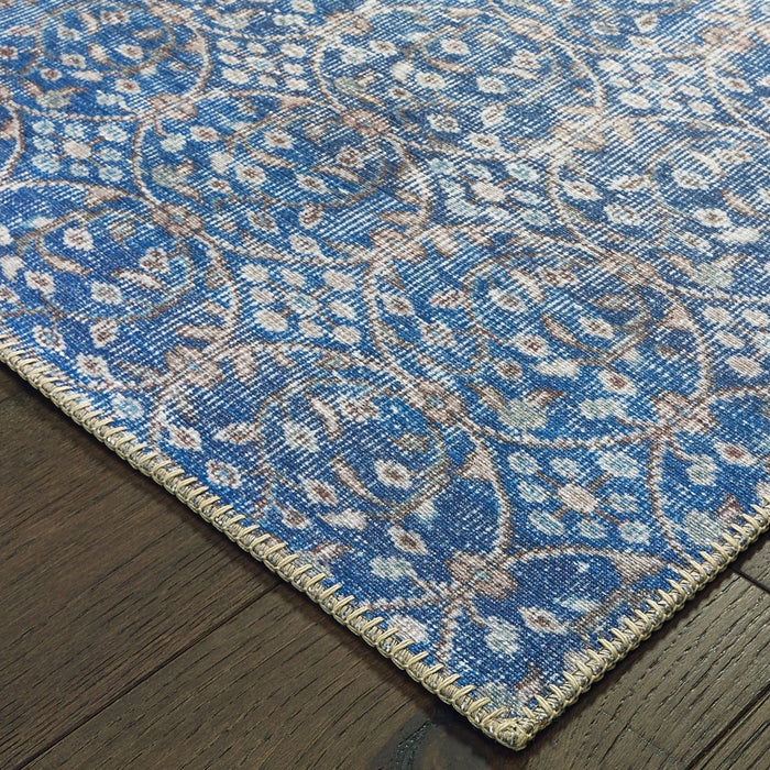 Oriental Weavers Sofia 85815 Blue/ Brown 8'3"" x 11'6"" Indoor Area Rug S85815255350ST