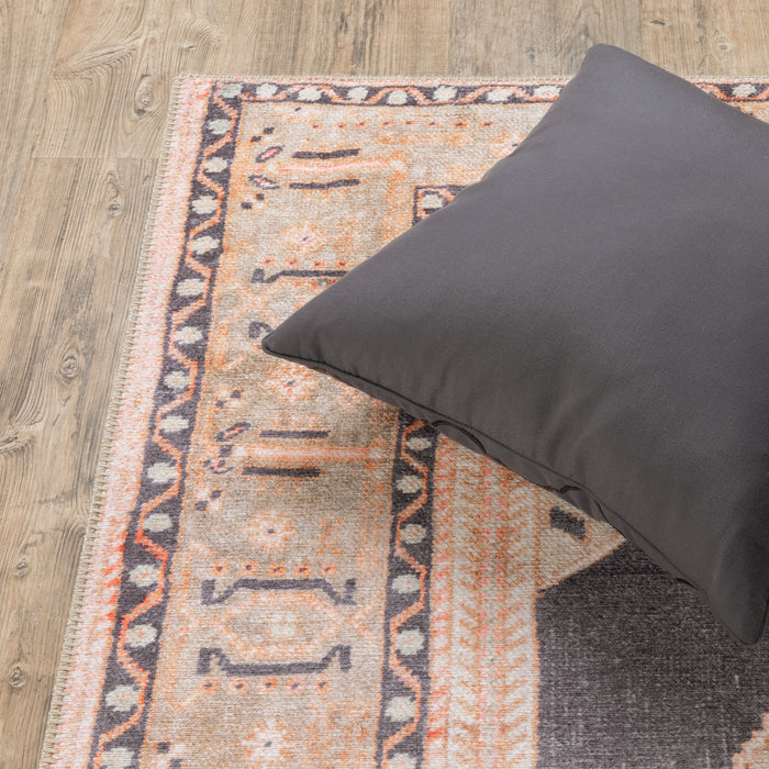Oriental Weavers Sofia 85823 Grey/ Gold 8'3"" x 11'6"" Indoor Area Rug S85823255350ST