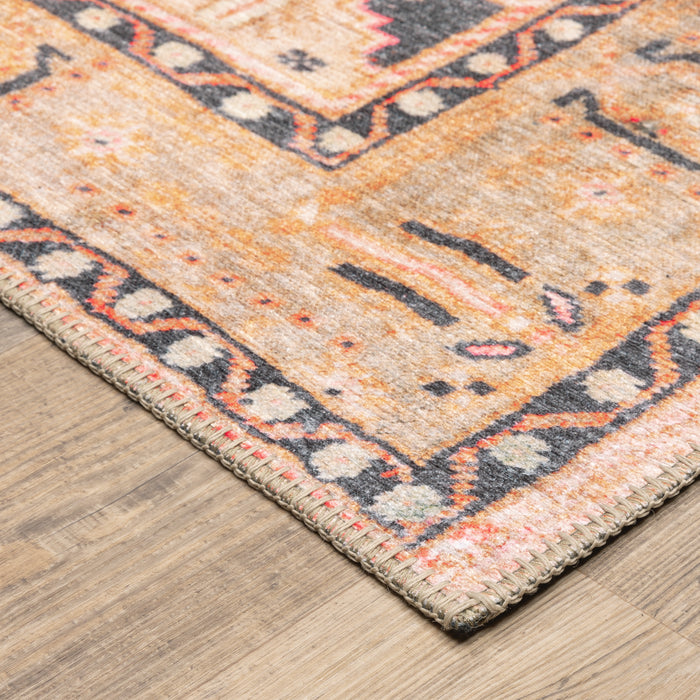 Oriental Weavers Sofia 85823 Grey/ Gold 8'3"" x 11'6"" Indoor Area Rug S85823255350ST