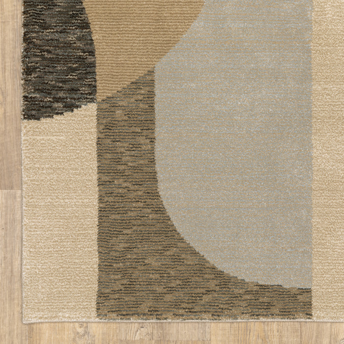 Oriental Weavers Strada STR02 Brown/ Beige 10' x 13'2"" Indoor Area Rug SSTR02305400ST