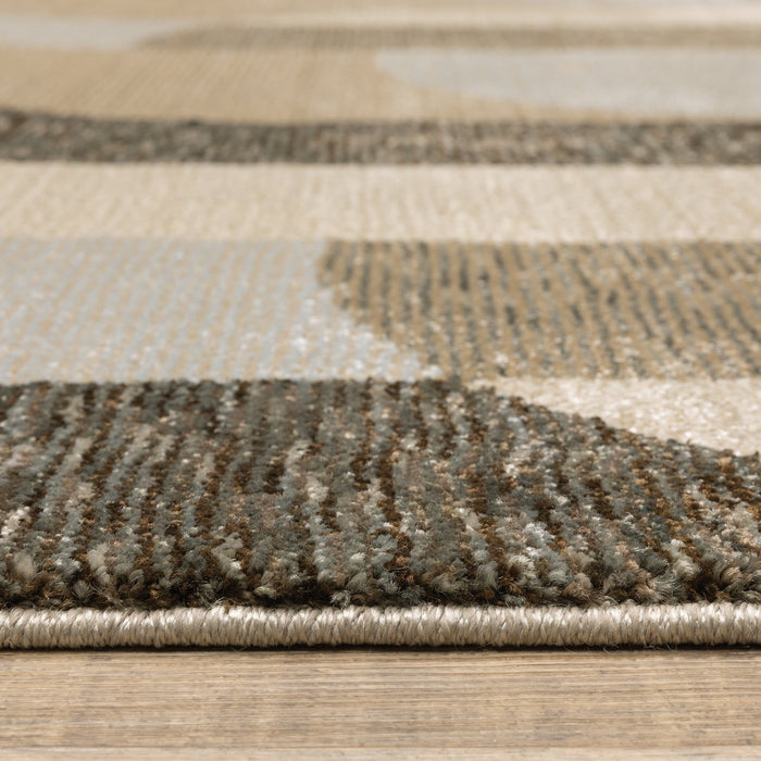 Oriental Weavers Strada STR02 Brown/ Beige 8'6"" x 11'7"" Indoor Area Rug SSTR02260370ST