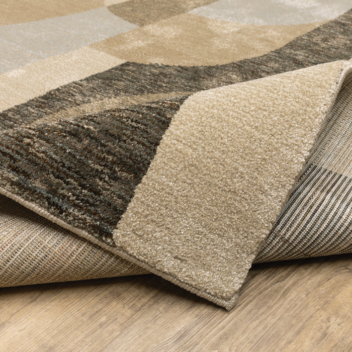 Oriental Weavers Strada STR02 Brown/ Beige 10' x 13'2"" Indoor Area Rug SSTR02305400ST