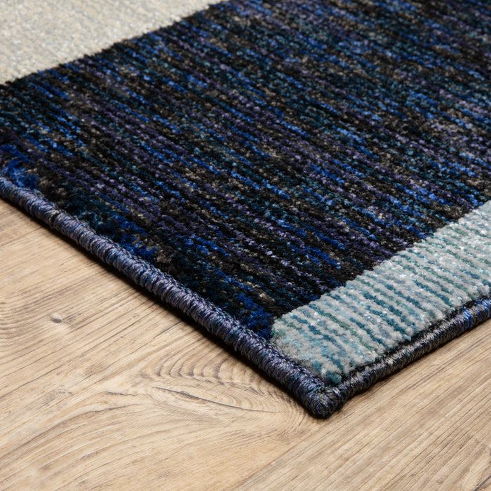 Oriental Weavers Strada STR03 Blue/ Grey 8'6"" x 11'7"" Indoor Area Rug SSTR03260370ST