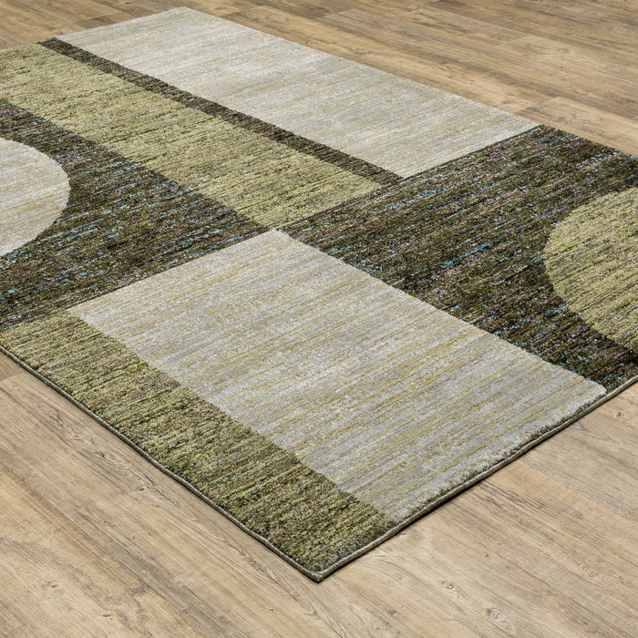 Oriental Weavers Strada STR05 Gold/ Green 10' x 13'2"" Indoor Area Rug SSTR05305400ST