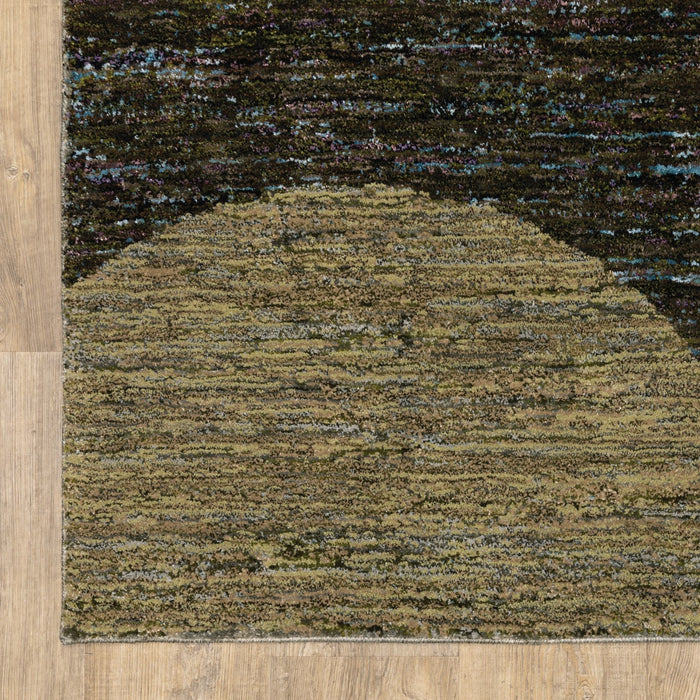 Oriental Weavers Strada STR05 Gold/ Green 10' x 13'2"" Indoor Area Rug SSTR05305400ST